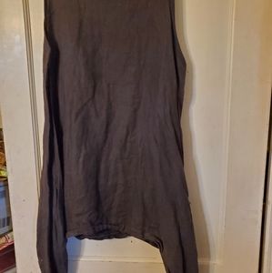 Bluefish tissue linen assymetrical shift in black